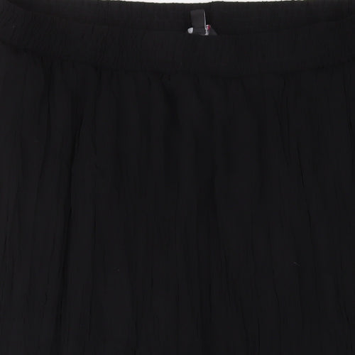 Marisota Womens Black Polyester A-Line Skirt Size 26
