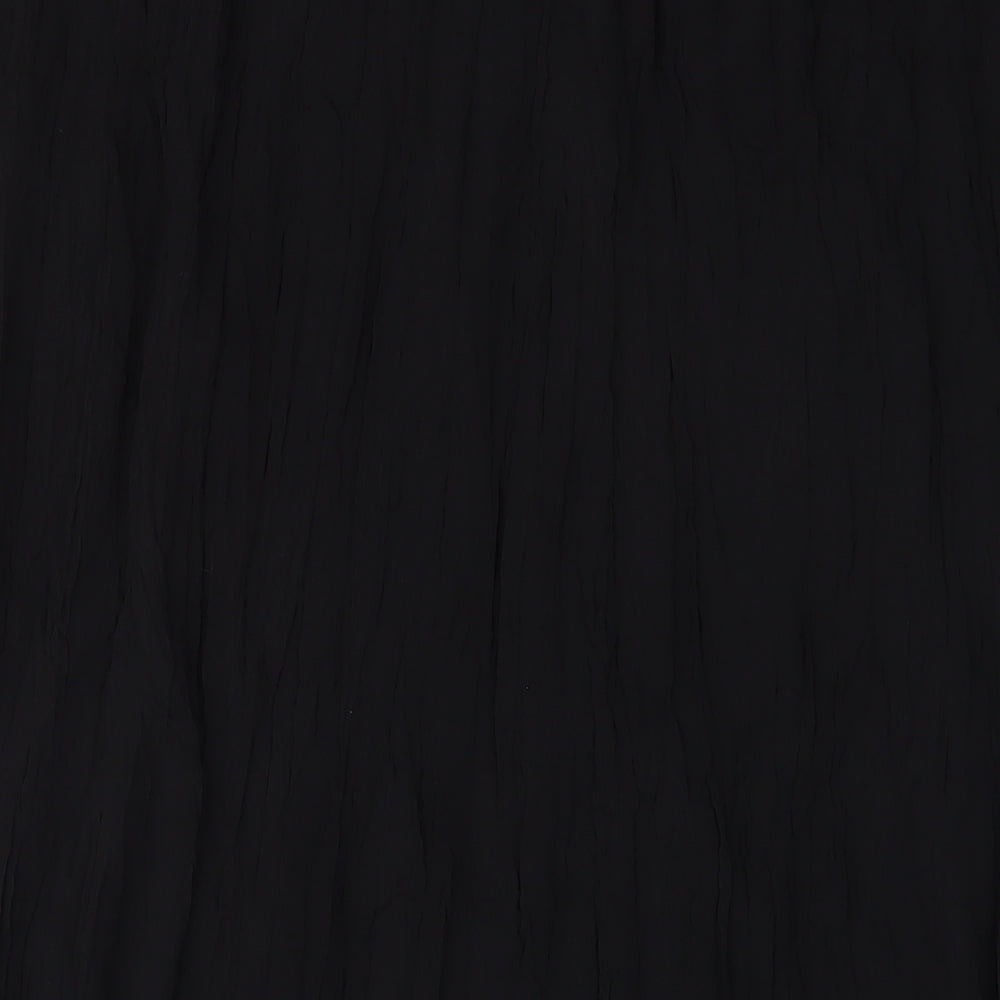 Marisota Womens Black Polyester A-Line Skirt Size 26