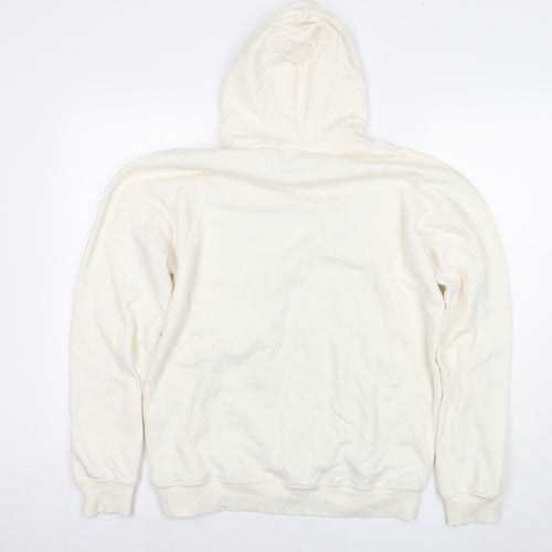H&M Boys White Cotton Pullover Hoodie Size 14-15 Years Pullover - Stranger Things Icons