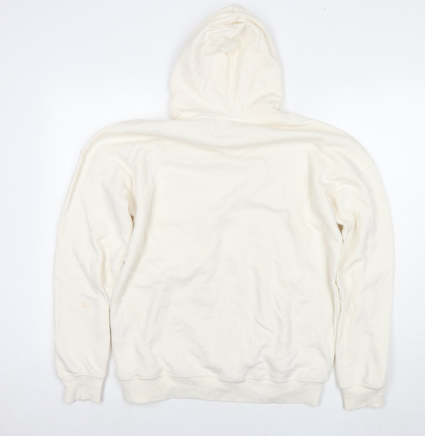 H&M Boys White Cotton Pullover Hoodie Size 14-15 Years Pullover - Stranger Things Icons