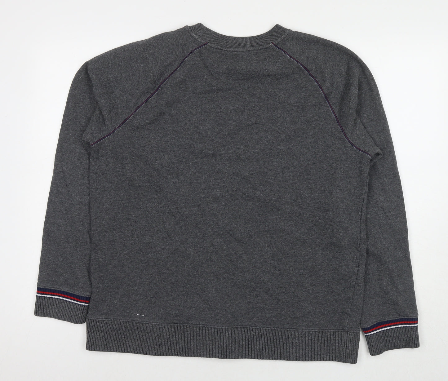 FILA Mens Grey Cotton Pullover Sweatshirt Size L