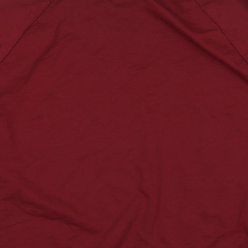 JD Williams Womens Red Cotton Pullover Sweatshirt Size 16 Pullover