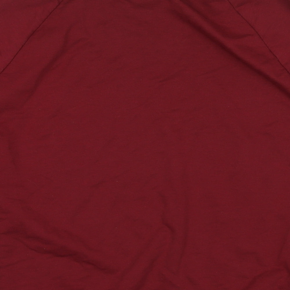 JD Williams Womens Red Cotton Pullover Sweatshirt Size 16 Pullover