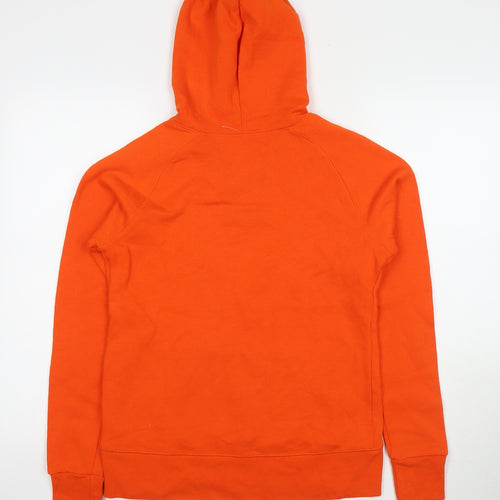 Soffe Womens Orange Cotton Pullover Hoodie Size L Pullover