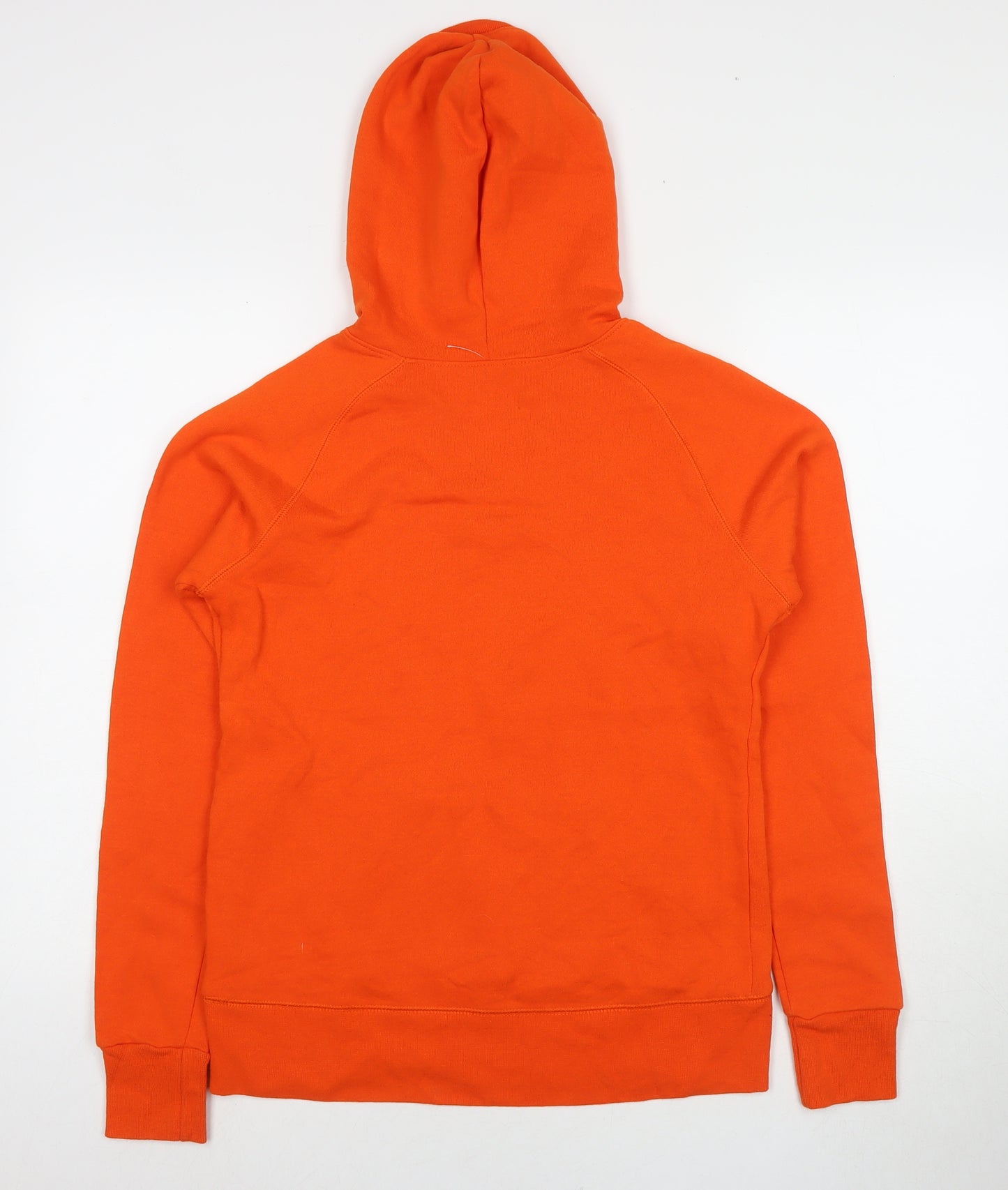 Soffe Womens Orange Cotton Pullover Hoodie Size L Pullover