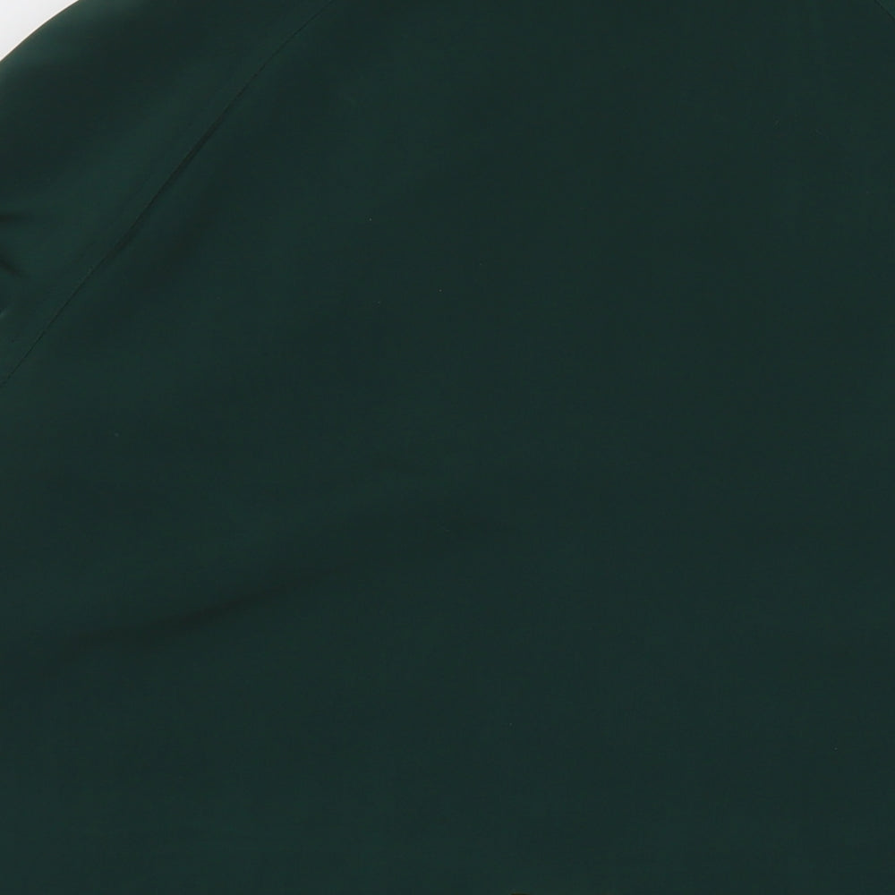 David Barry Womens Green Parka Jacket Size 18 Zip