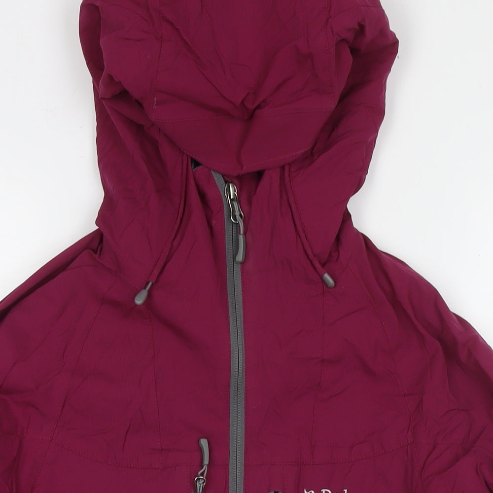RAB Womens Purple Jacket Size 8 Zip