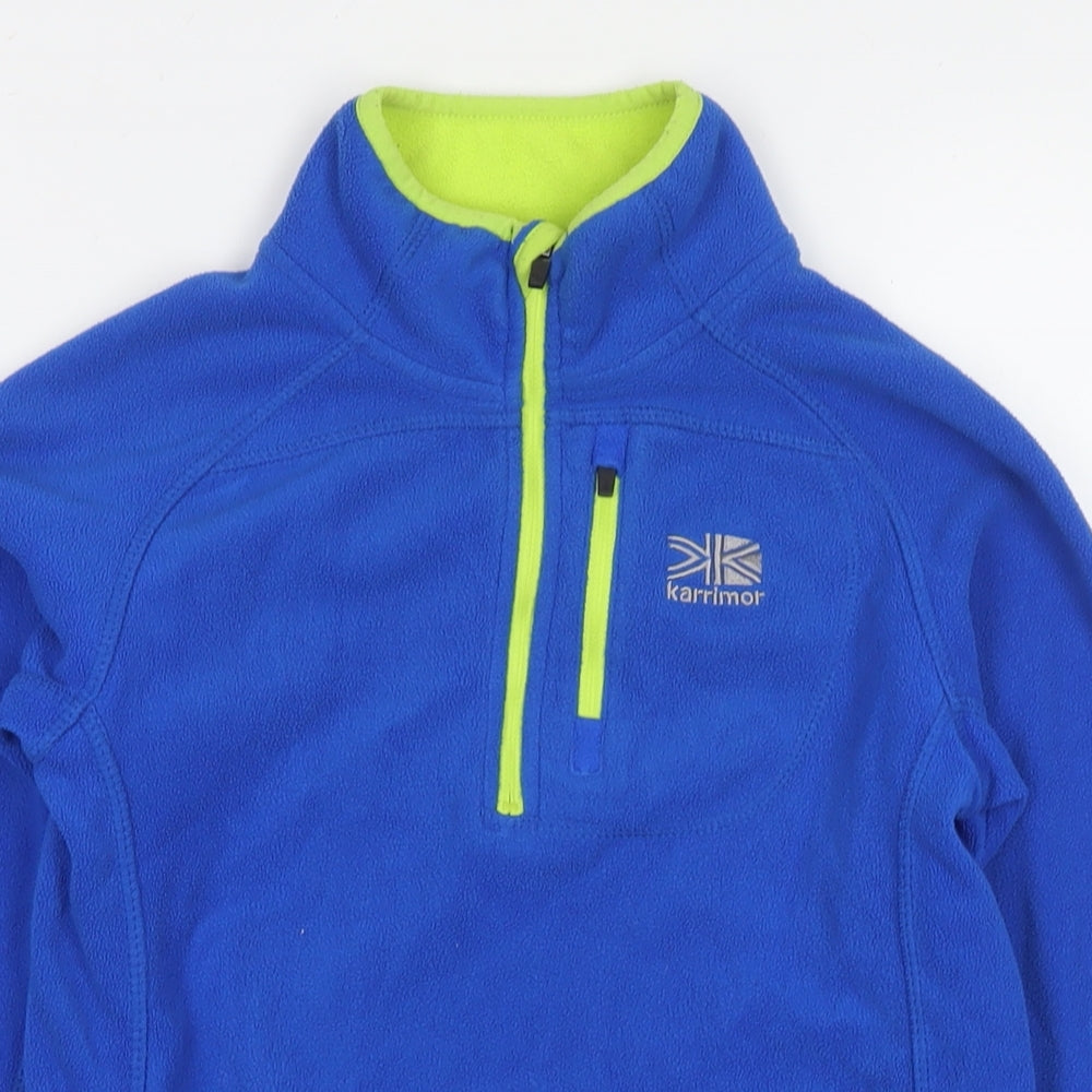 Karrimor Boys Blue Polyester Pullover Sweatshirt Size 13 Years Pullover
