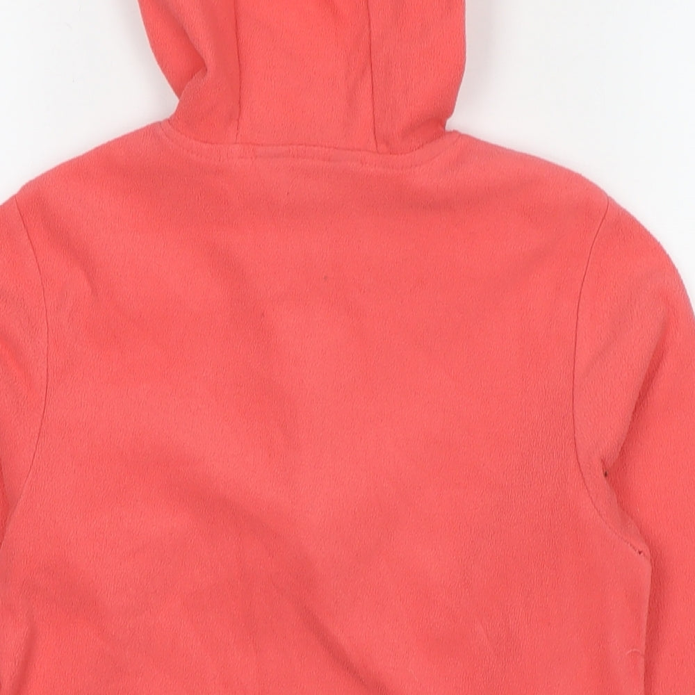 Mountain Warehouse Girls Pink Polyester Pullover Sweatshirt Size 9-10 Years Zip