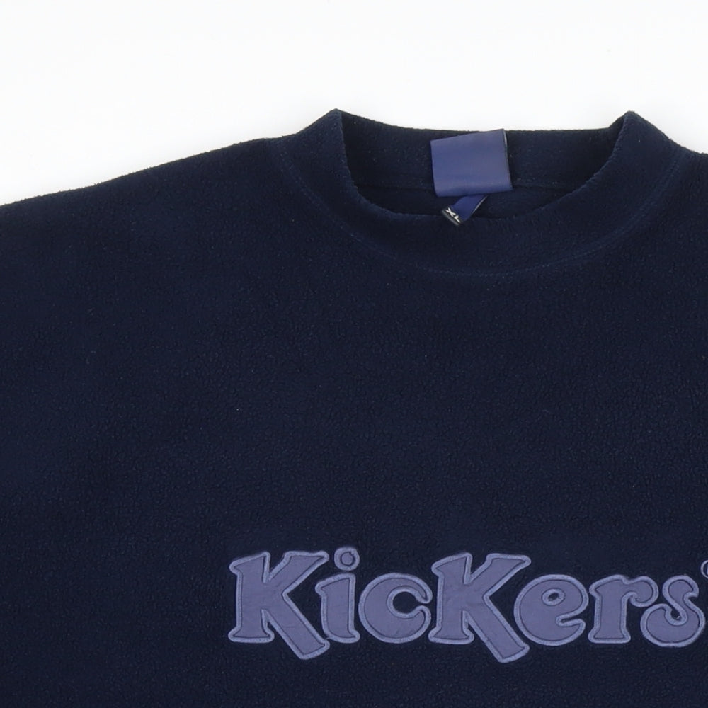 Kickers Mens Blue Polyester Pullover Sweatshirt Size XL