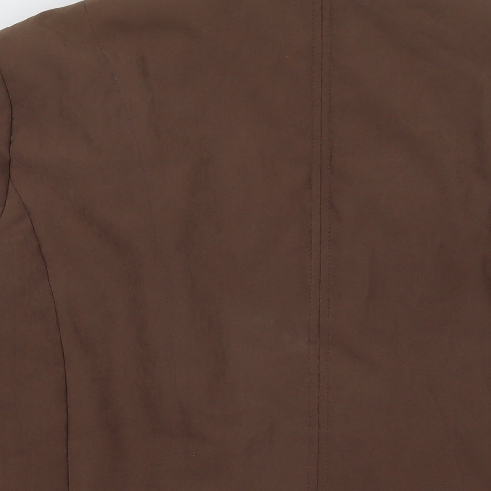 EWM Womens Brown Jacket Size 18 Zip
