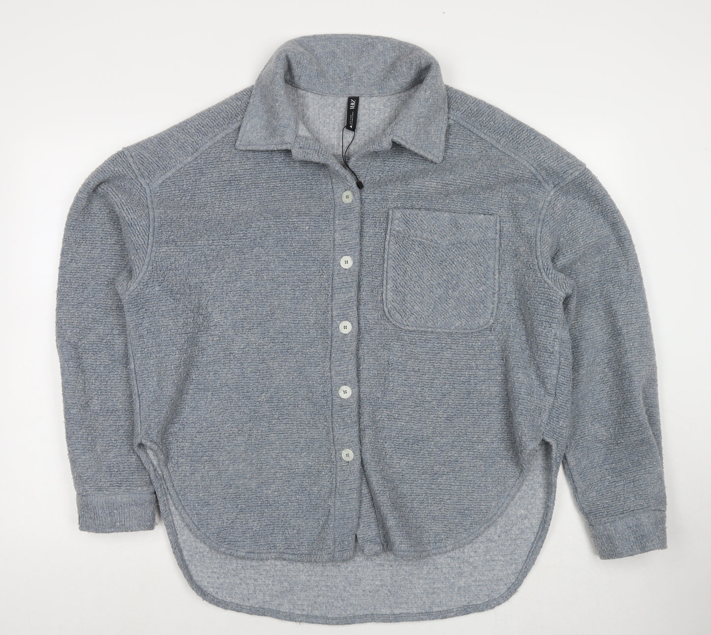 Zara Womens Grey Jacket Size M Button