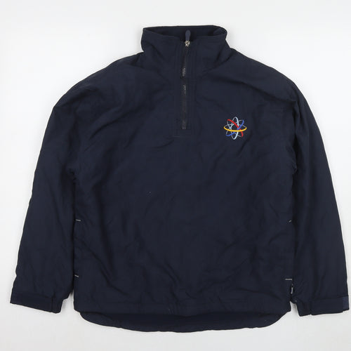PB Sport Boys Blue Anorak Jacket Size 13 Years Zip