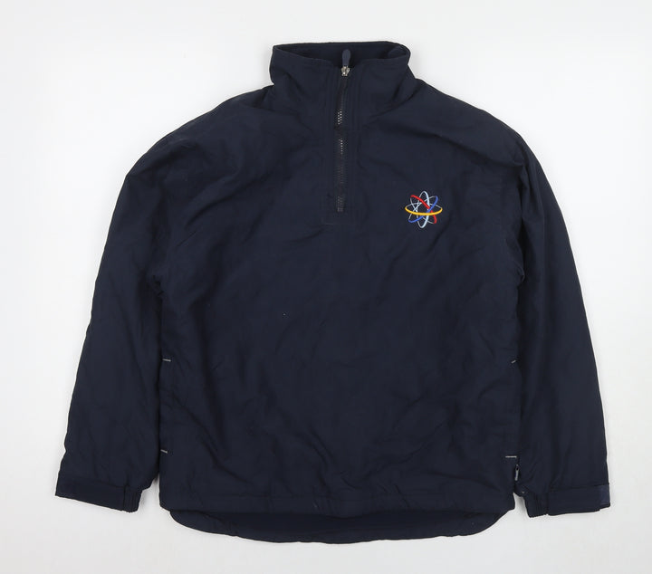 PB Sport Boys Blue Anorak Jacket Size 13 Years Zip