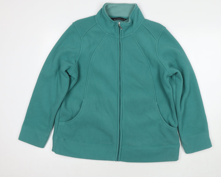 Bonmarché Womens Blue Jacket Size M Zip