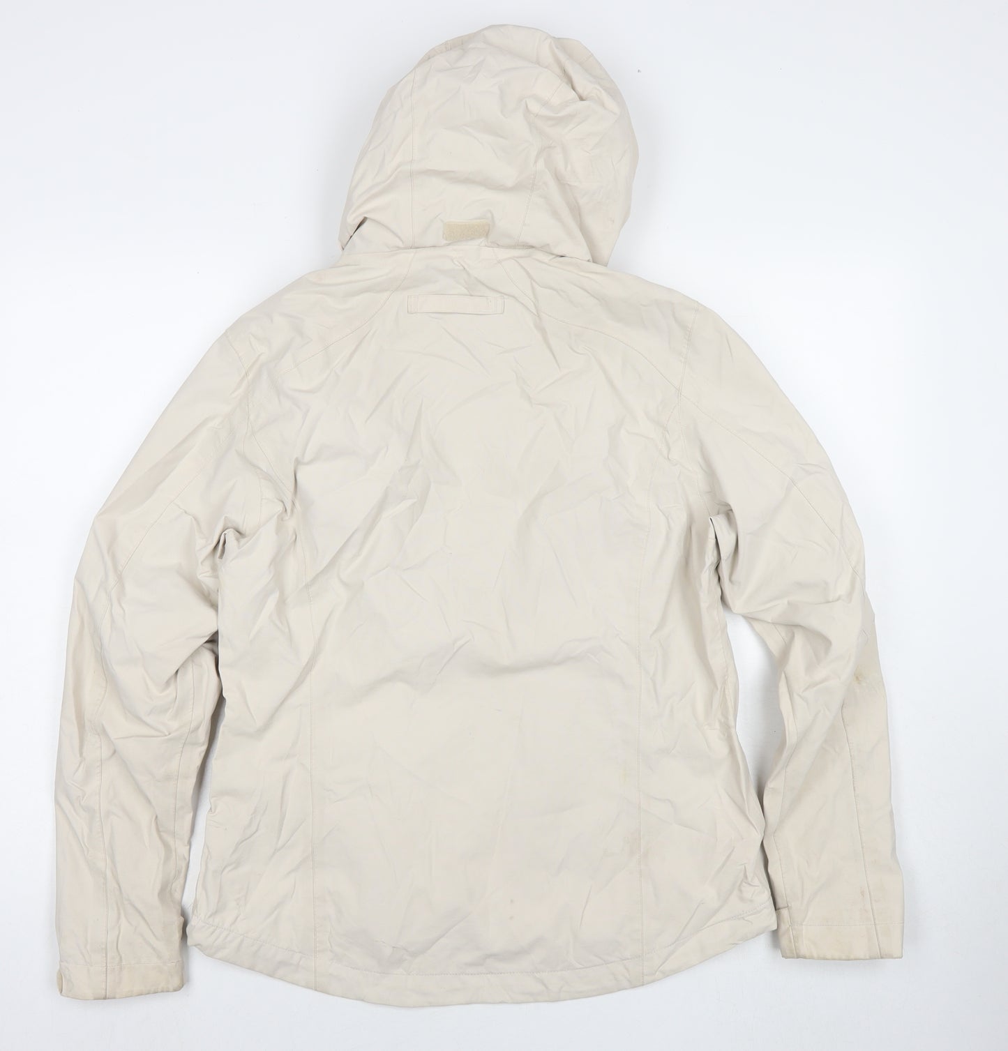 Crane Womens Beige Jacket Size 12 Zip