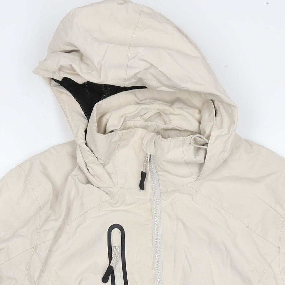 Crane Womens Beige Jacket Size 12 Zip
