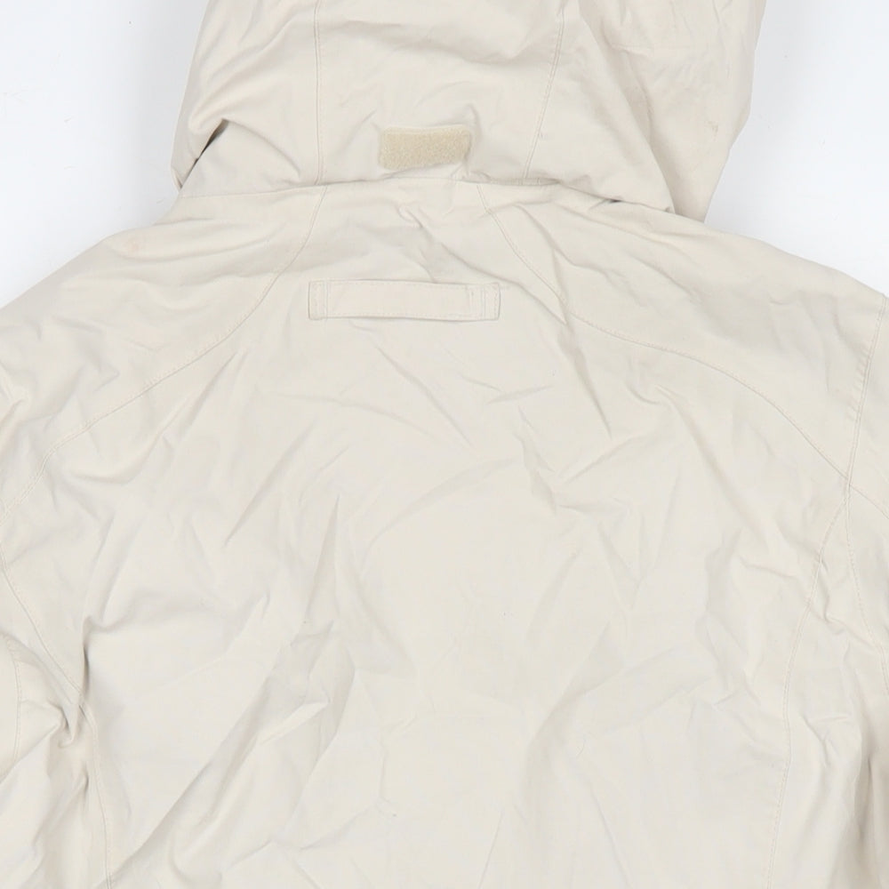 Crane Womens Beige Jacket Size 12 Zip