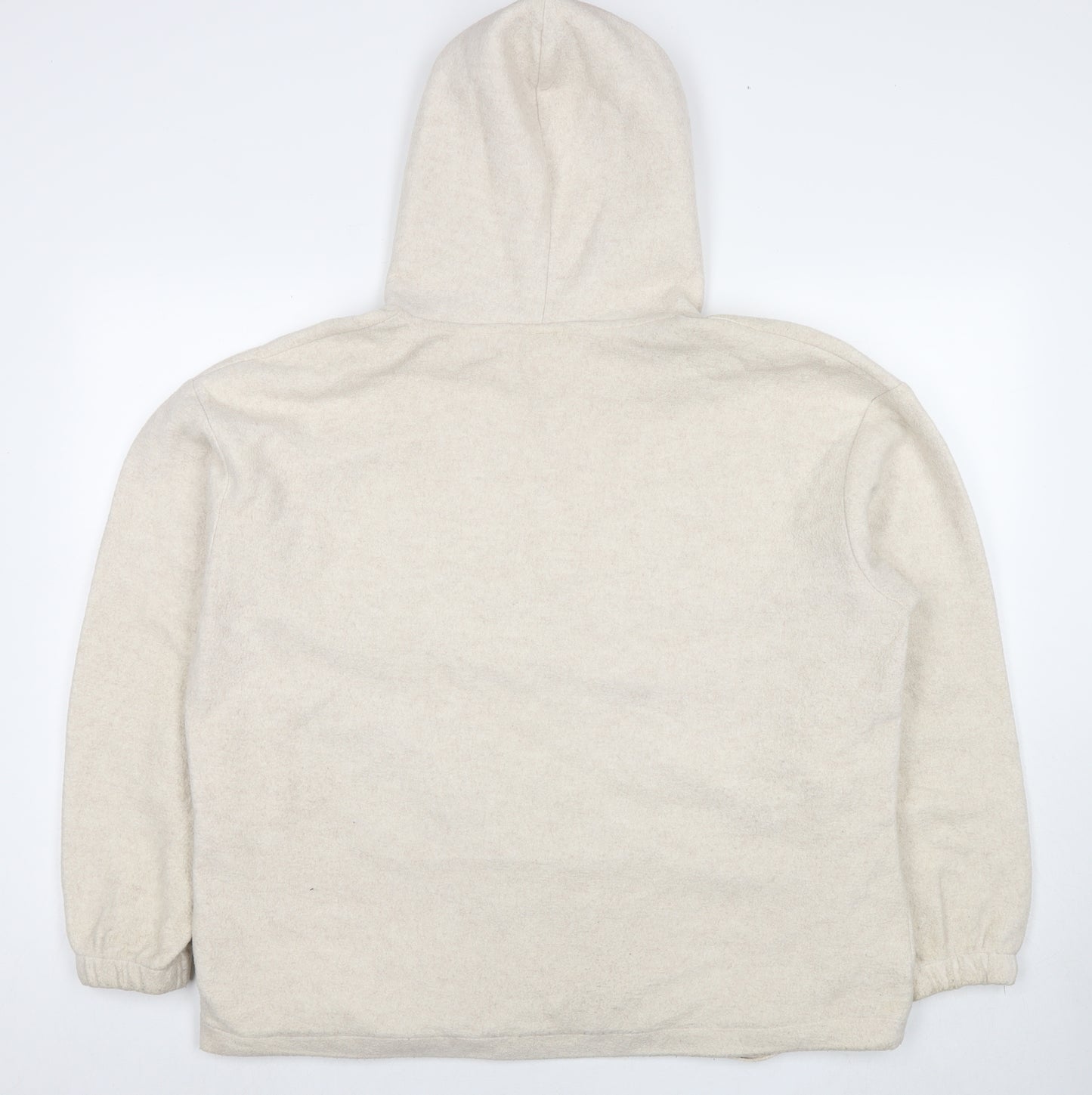 Zara Womens Beige Polyester Pullover Hoodie Size M Pullover