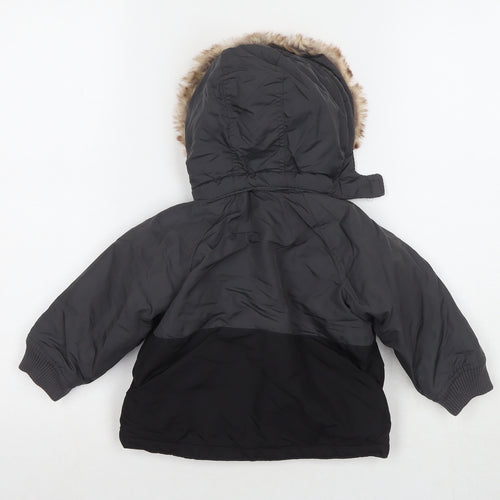 H&M Boys Grey Jacket Size 12 Months Zip