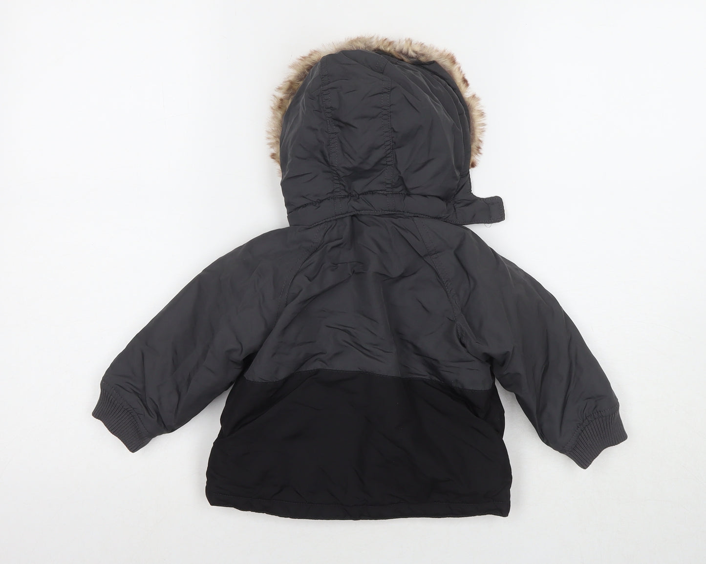 H&M Boys Grey Jacket Size 12 Months Zip