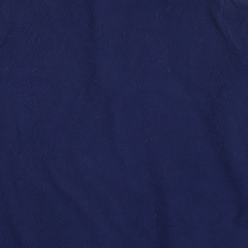 Freedom Trail Womens Blue Polyester Pullover Sweatshirt Size 10 Zip