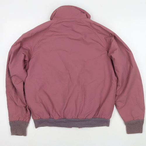 Maine Womens Pink Bomber Jacket Jacket Size M Zip