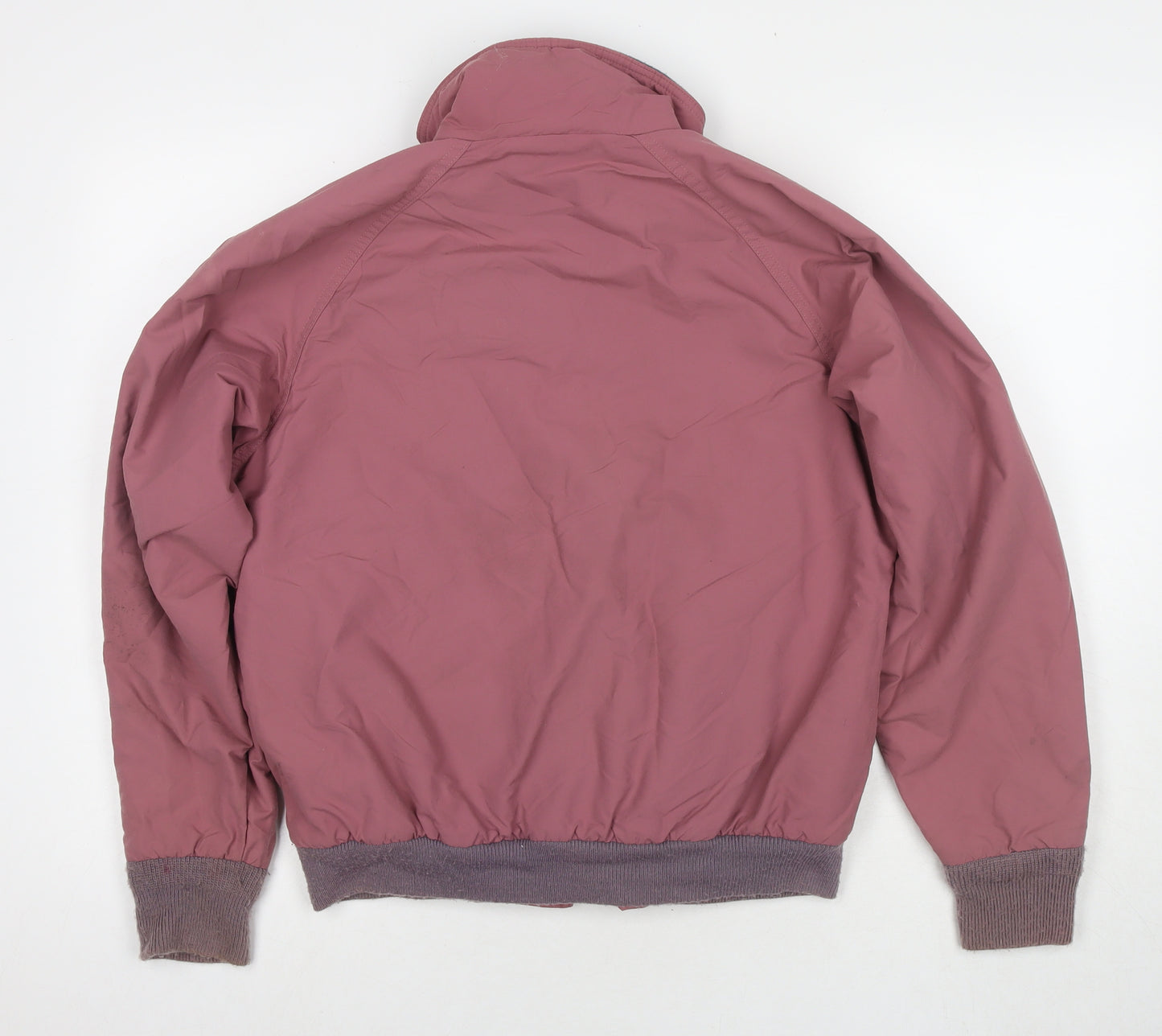 Maine Womens Pink Bomber Jacket Jacket Size M Zip
