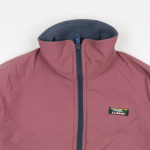 Maine Womens Pink Bomber Jacket Jacket Size M Zip