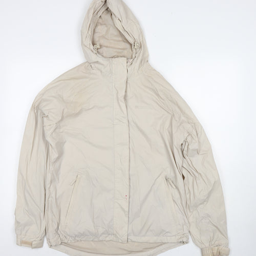 Mountain Warehouse Womens Beige Jacket Size 12 Zip