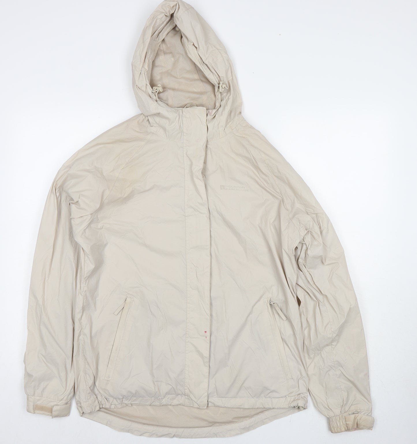 Mountain Warehouse Womens Beige Jacket Size 12 Zip