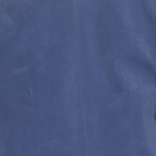 Rogers Womens Blue Trench Coat Jacket Size 20 Button