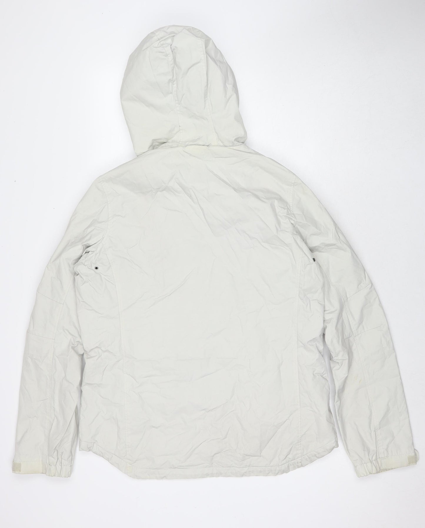 H&M Womens Ivory Jacket Size M Zip