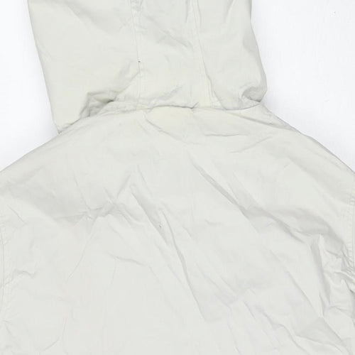 H&M Womens Ivory Jacket Size M Zip