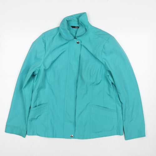 Bonmarché Womens Blue Jacket Size S Zip