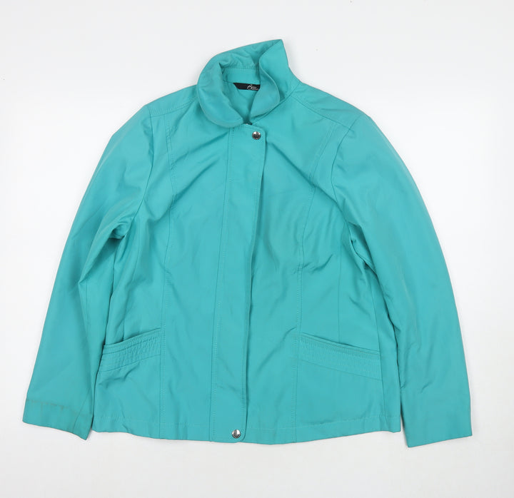 Bonmarché Womens Blue Jacket Size S Zip
