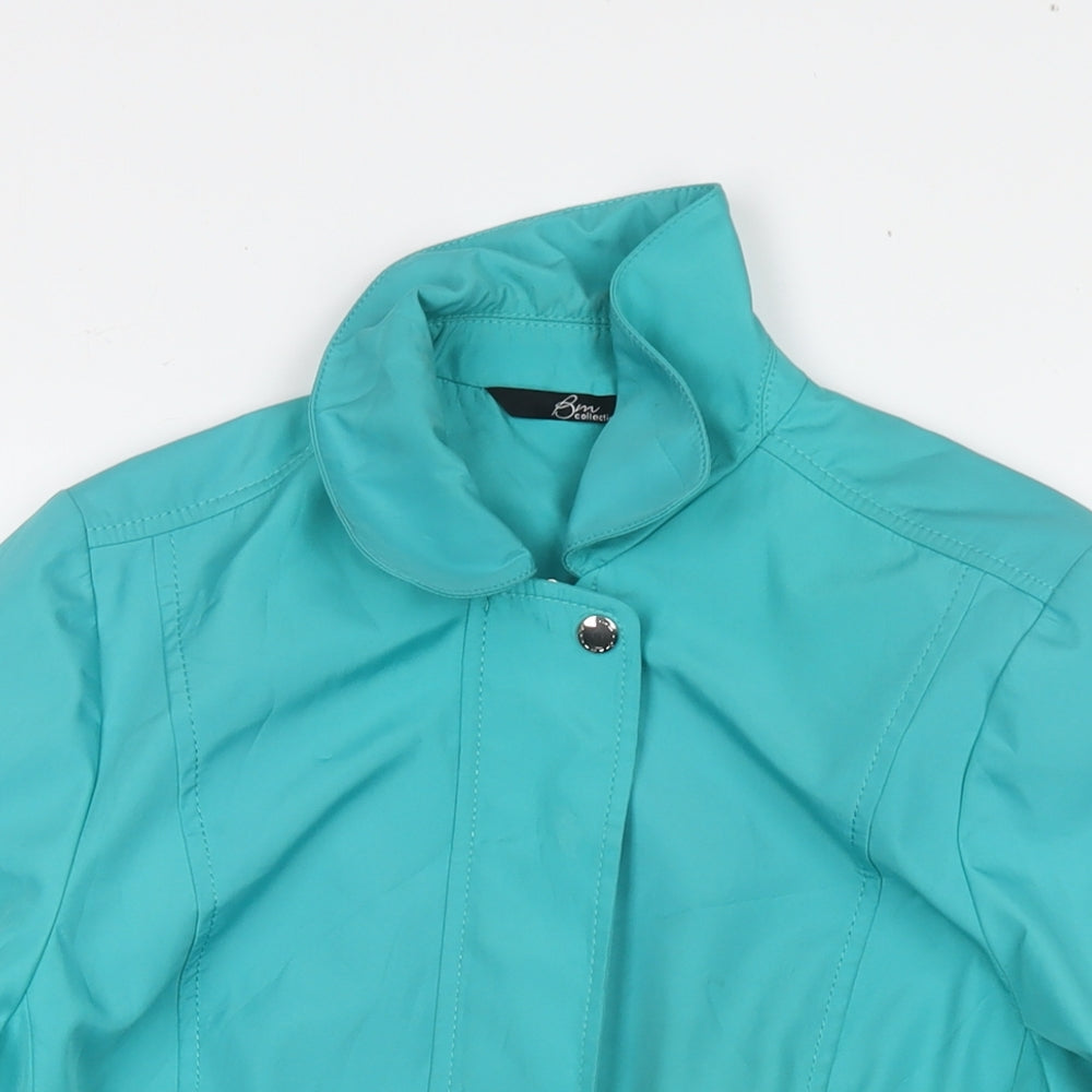 Bonmarché Womens Blue Jacket Size S Zip