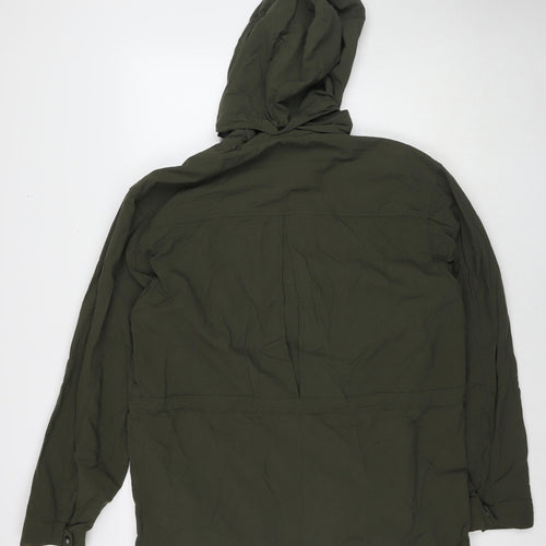 Rohan Mens Green Parka Jacket Size M Zip