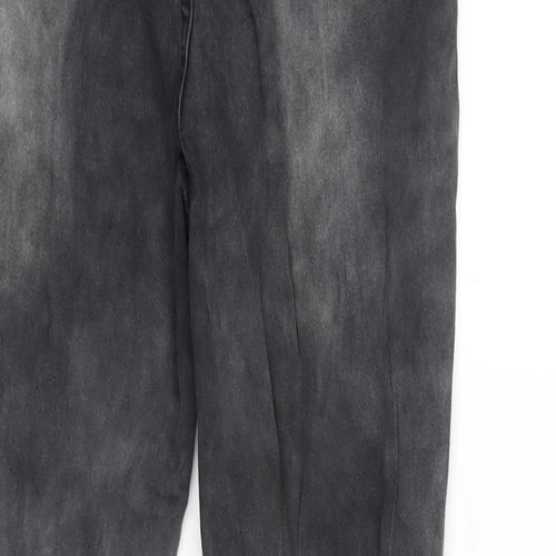 Fashion Victim Womens Grey Cotton Blend Tapered Jeans Size 27 in L32 in Regular Zip