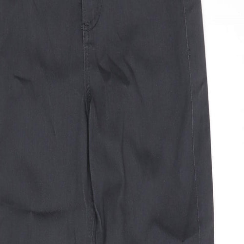 Marks and Spencer Womens Grey Cotton Blend Skinny Jeans Size 8 L29 in Regular Zip