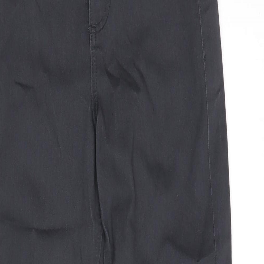 Marks and Spencer Womens Grey Cotton Blend Skinny Jeans Size 8 L29 in Regular Zip