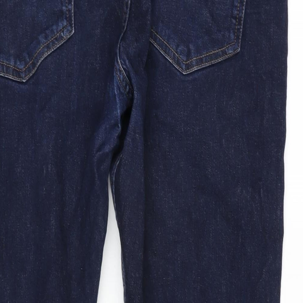 NEXT Mens Blue Cotton Blend Skinny Jeans Size 38 in L29 in Regular Zip