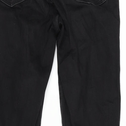 Levi's Womens Grey Cotton Blend Straight Jeans Size 30 in L29 in Slim Zip