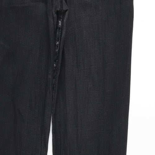La Radoute Womens Grey Cotton Blend Tapered Jeans Size 30 in L31 in Regular Zip