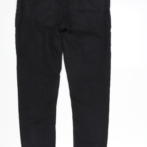 JDY Womens Black Cotton Blend Tapered Jeans Size 30 in L34 in Regular Zip