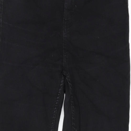 JDY Womens Black Cotton Blend Tapered Jeans Size 30 in L34 in Regular Zip