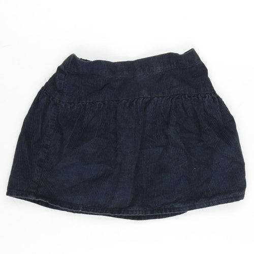 TU Girls Blue Cotton Skater Skirt Size 5-6 Years Regular