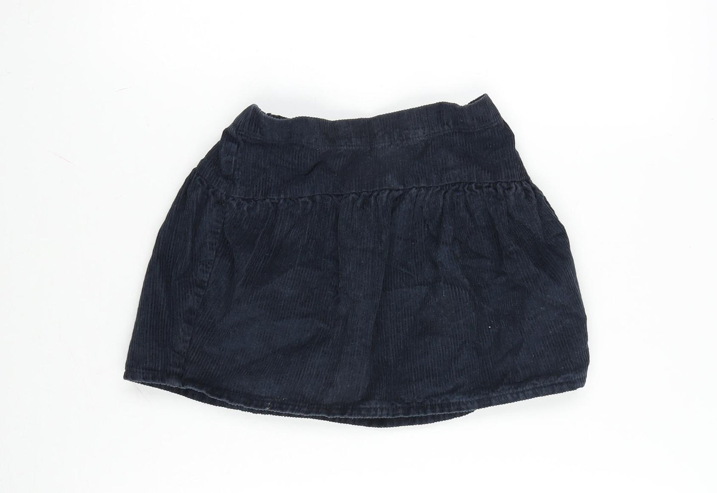 TU Girls Blue Cotton Skater Skirt Size 5-6 Years Regular