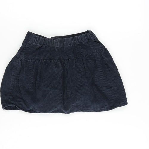TU Girls Blue Cotton Skater Skirt Size 5-6 Years Regular