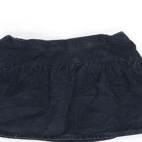 TU Girls Blue Cotton Skater Skirt Size 5-6 Years Regular